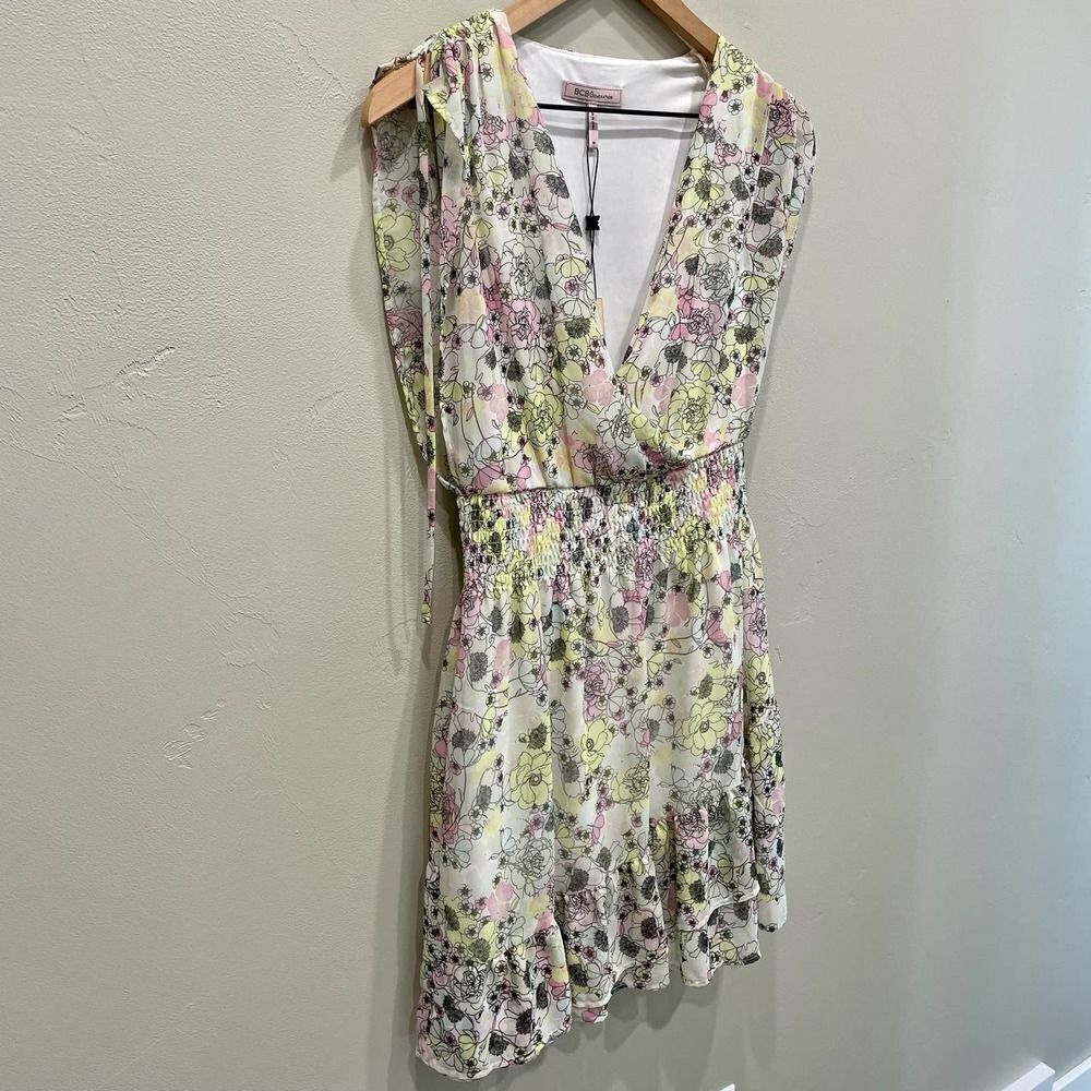 NWT BCBGeneration Color Storybook Floral Dress - Size: XS - Picture 5 of 12